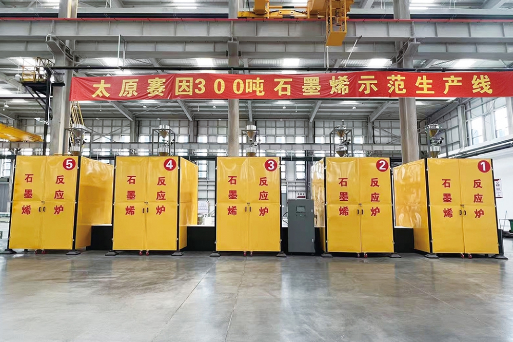 Saiyin 300 tons/year Joule graphene production line